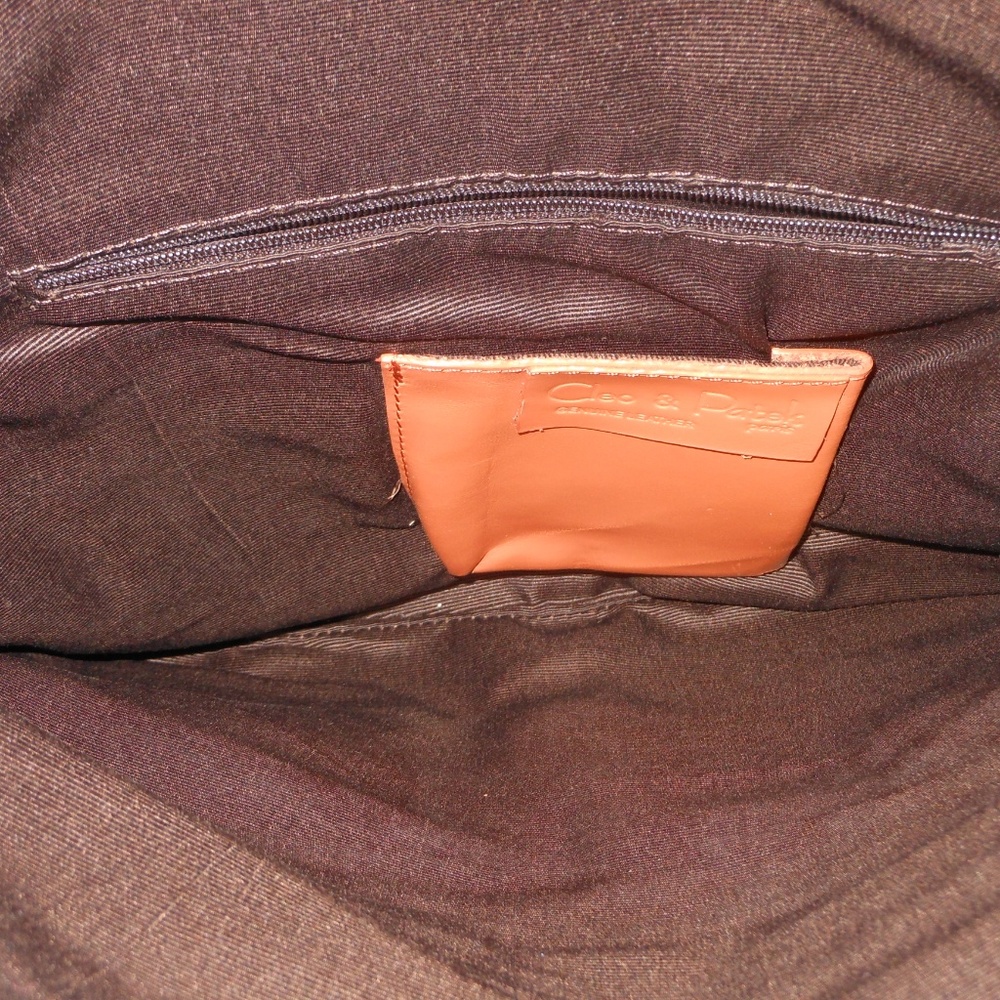 CLEO & PATEK MULTI-COLOR GENUINE LEATHER BAG - Picture 2 of 7